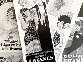 Gitanes Cigarettes - 5 alte Werbungen / Publicités 1930/33