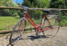 Vintage Damenvelo rot