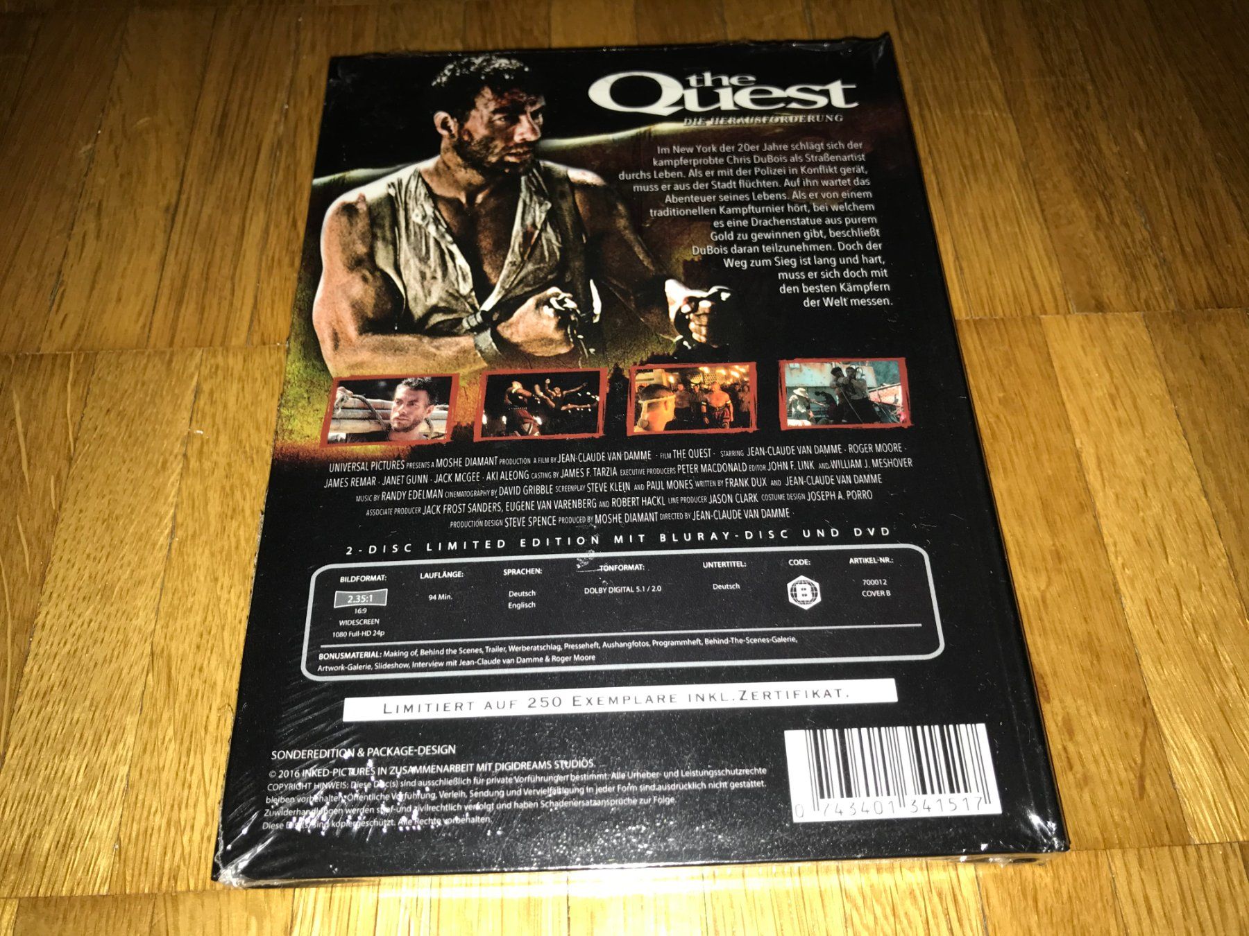 Tutti i DVDs: The Quest- Die Herausforderung - B - UNCUT – Nuovo e nell'imballaggio originale da Basel venduto da havsok 1
