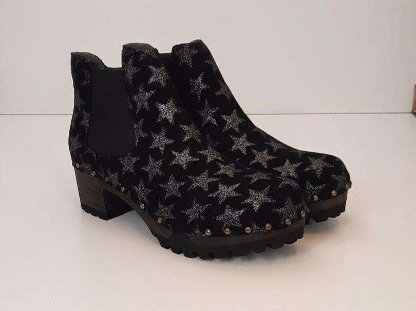 Softclox Damenschuhe: SOFTCLOX ISABELLE Star-Suede schwarz Stiefelette Gr. 40 – Neu und originalverpackt aus Seuzach von VT-Collections1 1
