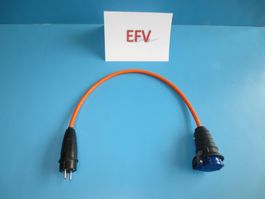 Strom Adapter Schuko zu Schuko DE IP44 zu T23 IP55