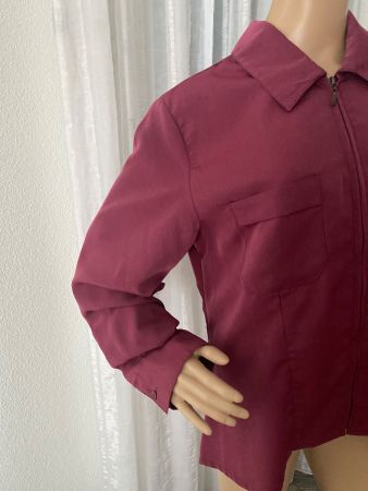 Extravagante seltene Damen-Jacke-/Bluse, beere, Gr. 44