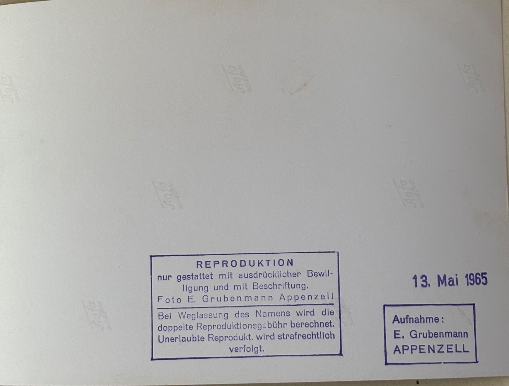 Cartes postales: Foto E. Grubenmann, Appenzell, 13 x 18 cm – D'occasion à Frauenfeld par Merk52 1