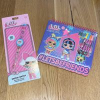 LOL Surprise Set: Uhr und Malbuch, ideales Geschenk!