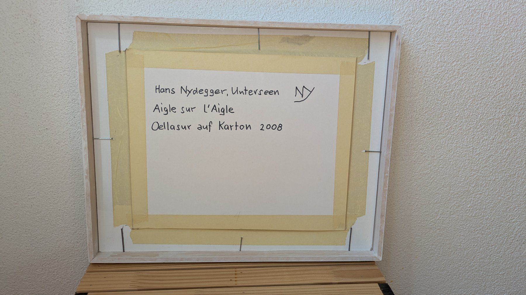 Dipinti: Gemälde Hans Nydegger – Usato da Münsingen venduto da Schnarchler 1