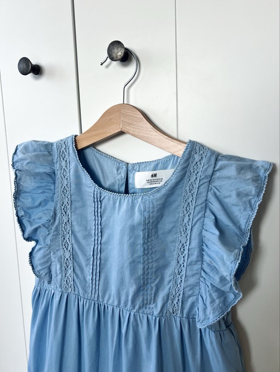 H&M Kleider & Röcke: Mädchenkleid H&M 116, blau, Kleid – Gebraucht aus Burgdorf von rulan