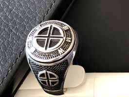 BMW Ring, Sterling Silber 925, Herrenring, Top Zustand!