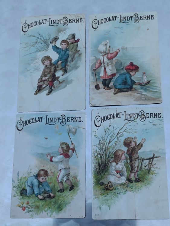 Litho Werbe Sammel Bilder Chocolat Lindt Berne 1900 Kaufen auf Ricardo
