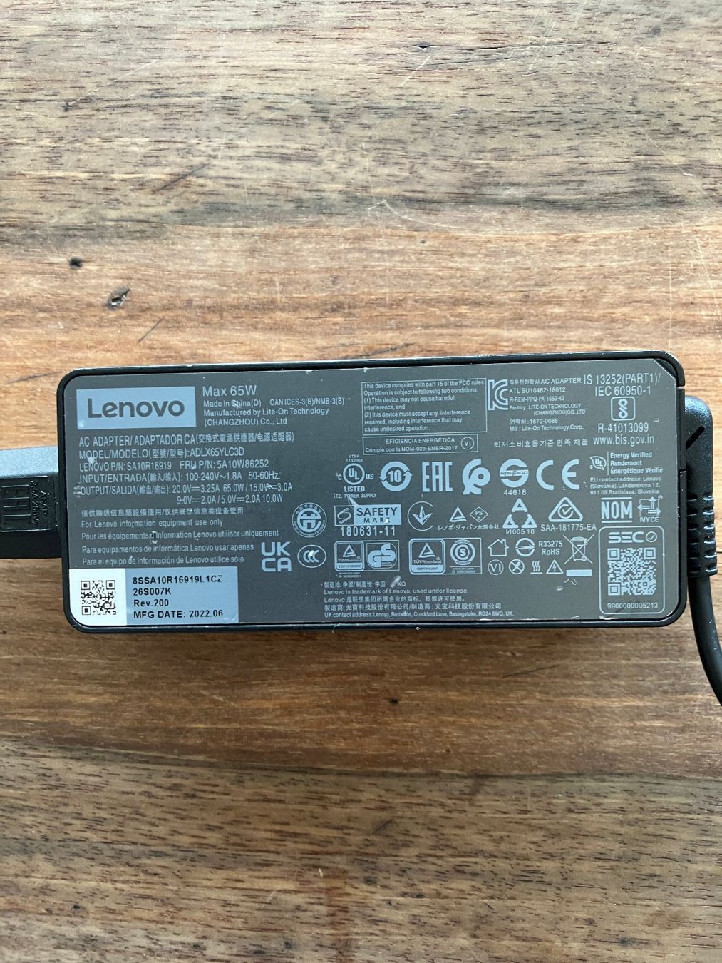 Lenovo Ladegerät: Netzteil Lenovo 65W Ladekabel – Gebraucht aus Basel von Albula93 2