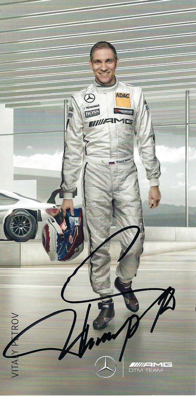 Autografi: Vitaly Petrov, DTM – Usato da Aarburg venduto da Hktm