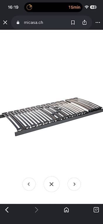 Sommiers: Lattenrost Flex Basic Micasa  – D'occasion à Rebstein par tati.bdn