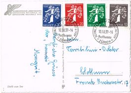 Landes Ausstellung 1939,  Dorfli Zürich, Markensatz Landi