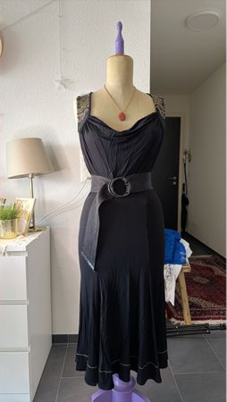 Just Cavali Chic Black Summer Dress