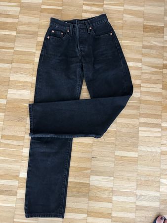 NEUE Levi's 501 Jeans Schwarz Grösse W24 L32