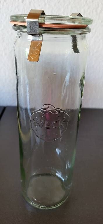Weck Behälter & Ähnliches: Weck Glas hoch und schmal – Gebraucht aus Duggingen von lot-of-fun