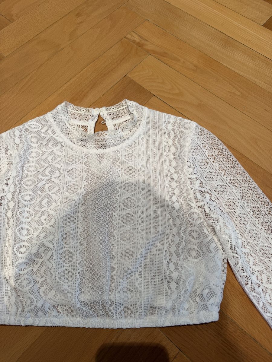 Camicette: Damen Dirndl Bluse Langarm Spitzenoptik Waldorff – Usato da Zürich venduto da joa_6zjc 2