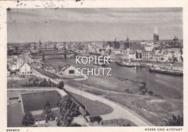 Bremen - Weser und Altstadt /mp