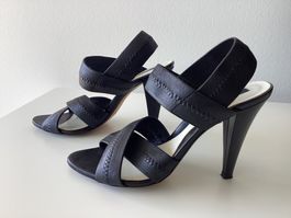 Eleganter Leder High Heels von Bally Gr. 37,5 / schwarz