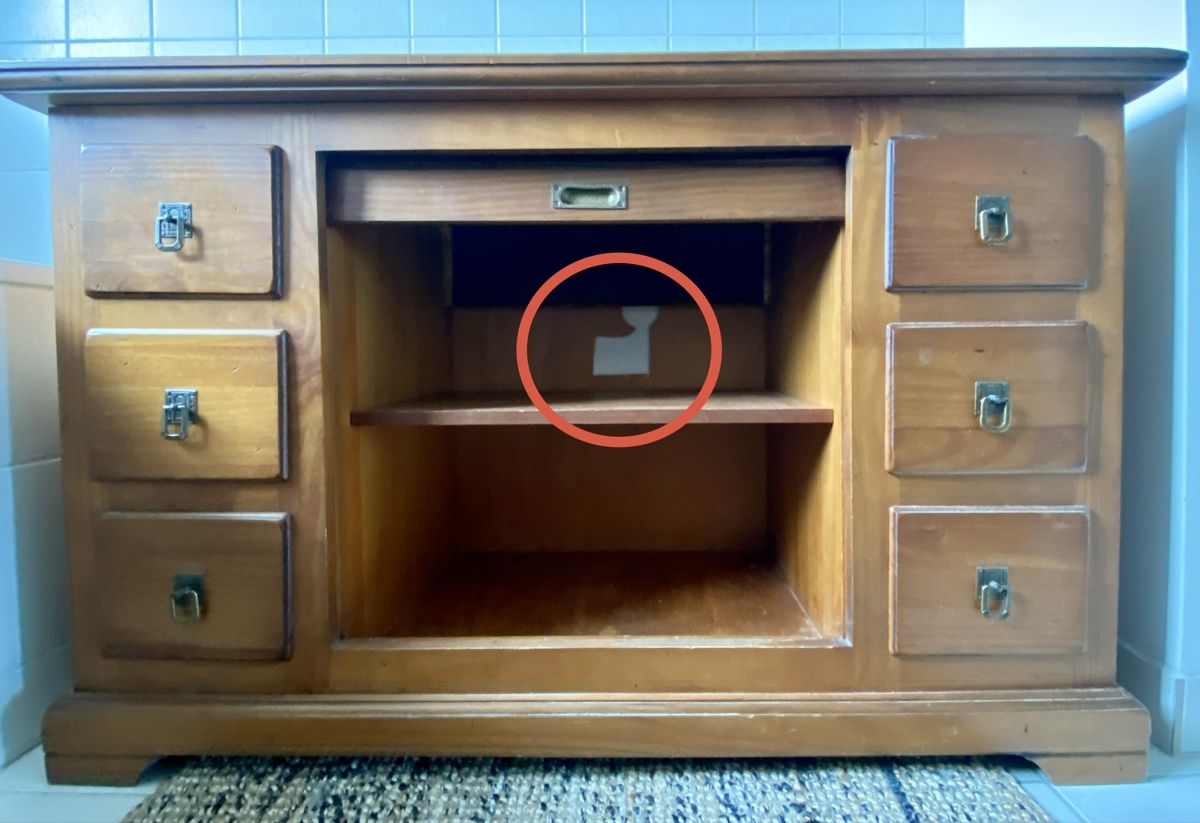 Cassettiere: Kommode Holz mit Rollladen und Schubladen – Usato da Biel/Bienne venduto da Al_Samba 6