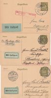 Deutsches Reich 3 GS-Pk Luftpost