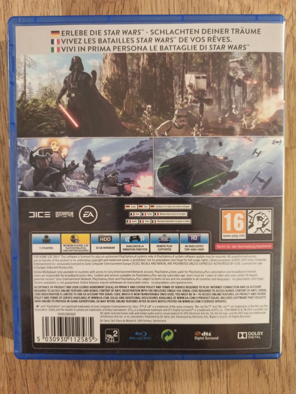 Giochi: Star Wars Battlefront PS4 / PS5 – Usato da Oberweningen venduto da mar_87mx 1