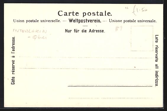 Ansichtskarten: AK Guttannen, An der Kirche – Gebraucht aus Berlin von bartko-reher 1