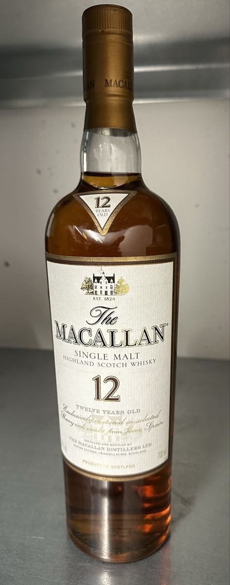 Macallan Bevande alcoliche: The Macallan 12 ans Single Malt Whisky – Nuovo e nell'imballaggio originale da Grône venduto da Amte73 1