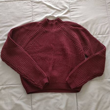 Weinroter Pullover M