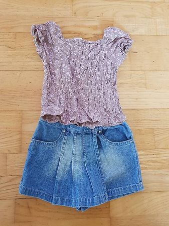 Set Hosenjupe und Shirt Gr. 80