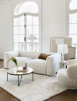 NV Gallery Sofa in Bouclé Weiss