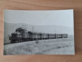 Fotokarte Bahn Schweiz, SBB Lokomotive Krokodil
