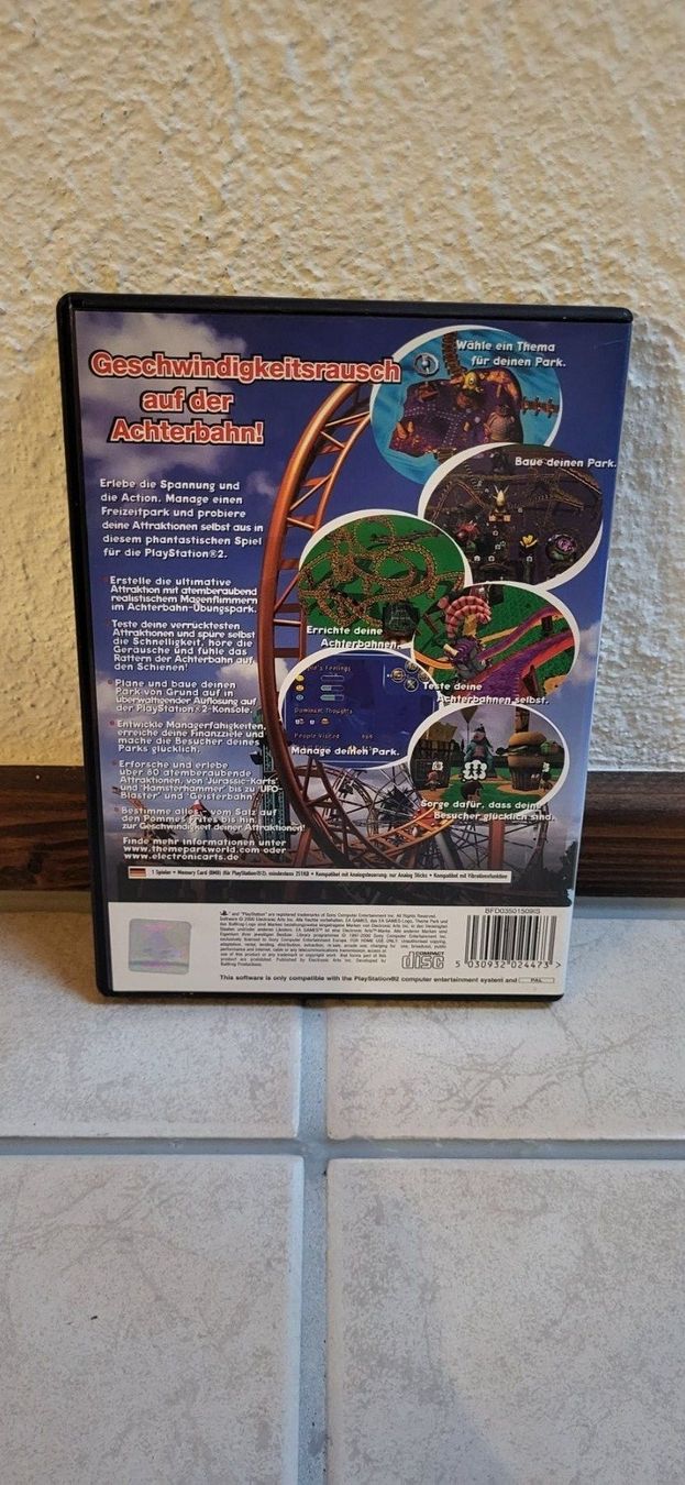 Sony Spiele: PS2 Spiel – Theme Park World – Gebraucht aus Münsingen von Heroism2010 1