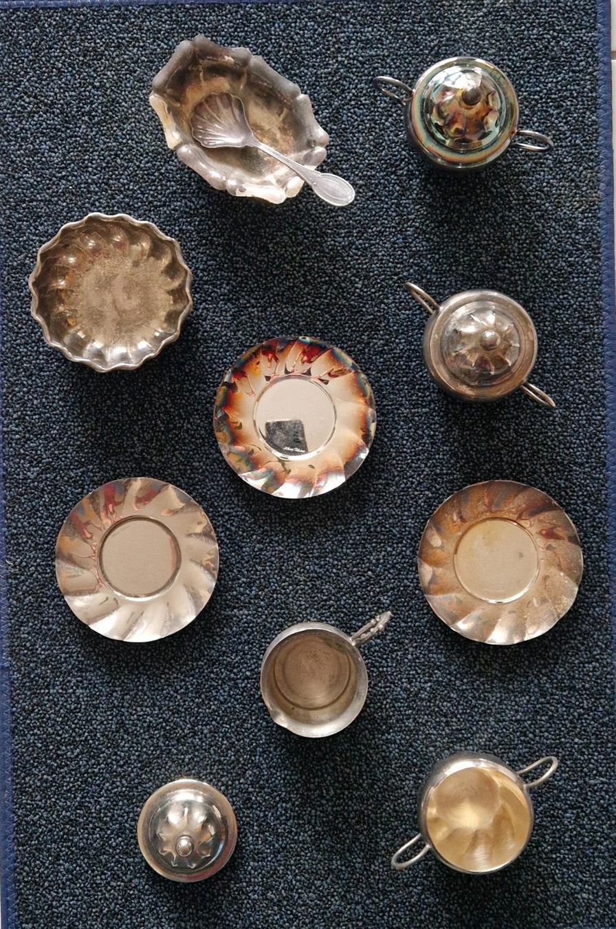 Set di tavolo e panche: Versilberte Vintage-Teile – Nuovo (secondo la descrizione) da Heimberg venduto da Msunny
