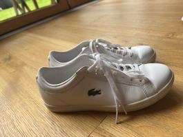Lacoste Turnschuhe weiss EUR 39.5 guter Zustand
