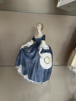 Doulton "Hilary" Figurine - Blue Dress - 1966 - Excellent Co
