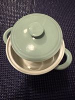 Ofentopf Home Style mintgrün Keramik mit Deckel Deko