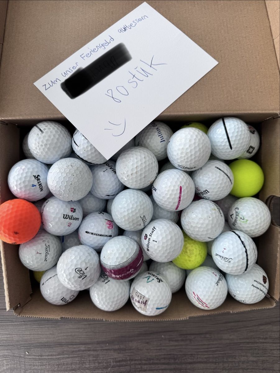 Ballons: Golfbälle 80 Stück – D'occasion à Wangen SZ par Chafler78