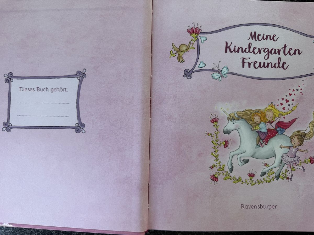 Bücher: Freundebuch Kindergarten NEU – Neu (gemäss Beschreibung) aus Schlieren von Lanzer6 6
