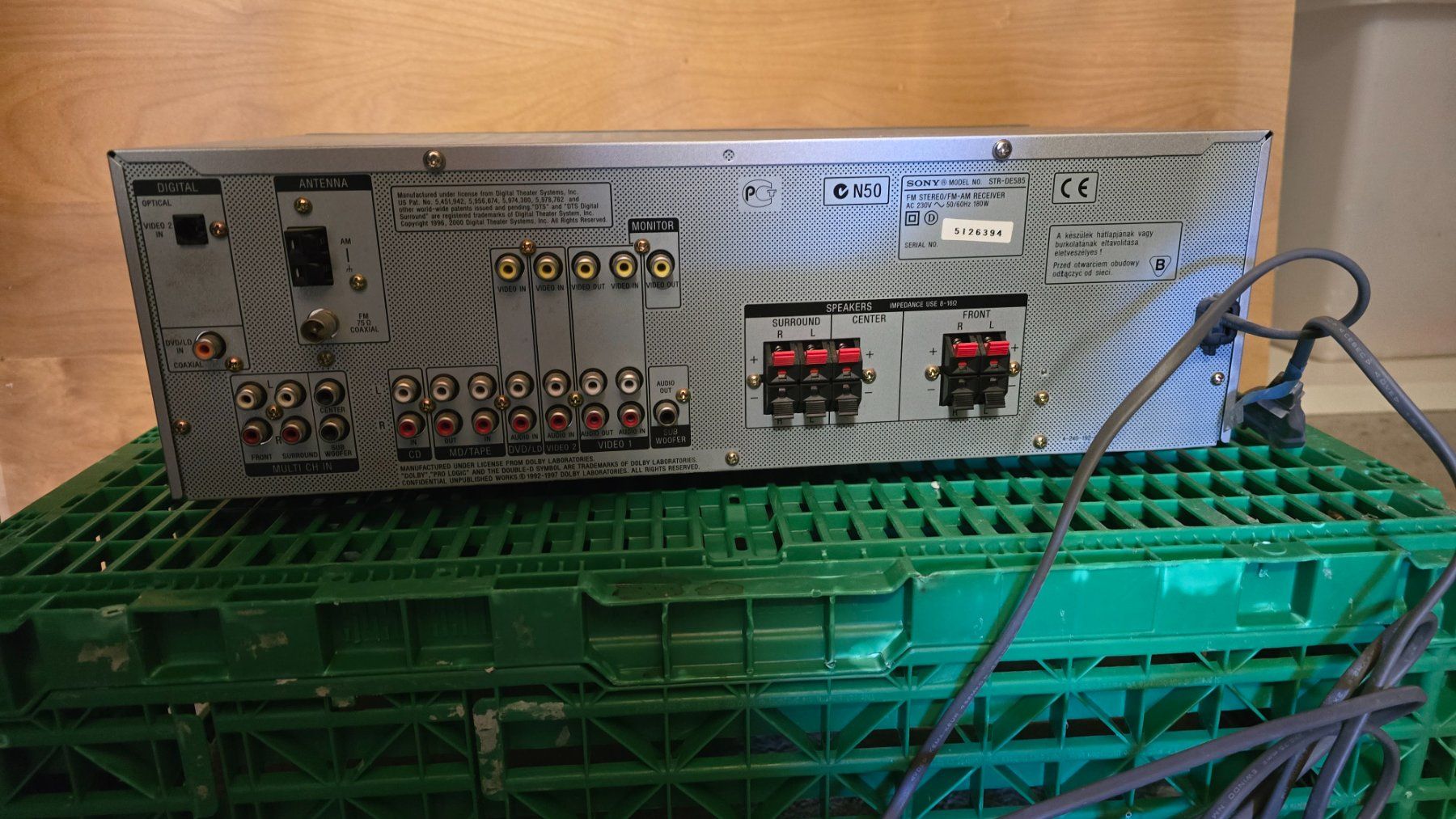 Sony Ricevitori: Sony Receiver str de585 – Usato da L'orient venduto da antonya 1