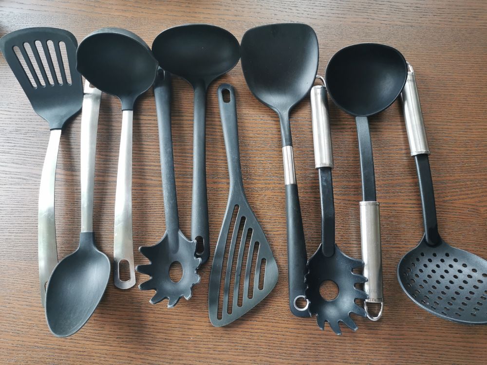 6 Stck Bambus Kochutensilien Set - Blten Holzlffel 30cm Robust &  Nachhaltig Fr Kche & Geschenk