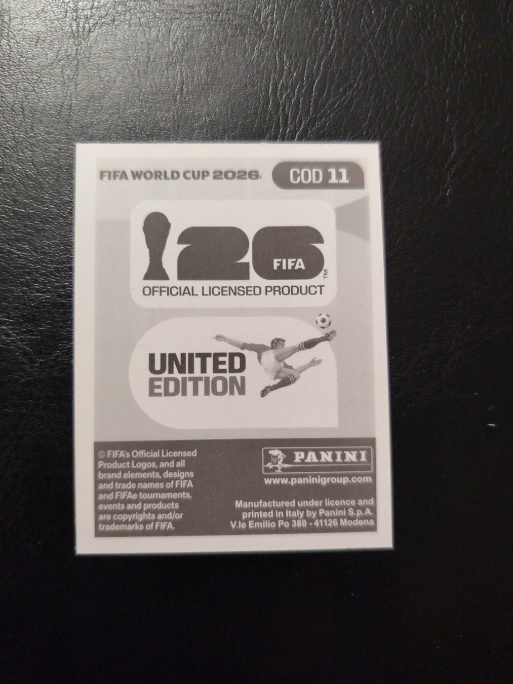 Panini Carte collezionabili: Panini FIFA World Cup 2026 COD 11 – Nuovo (secondo la descrizione) da Matzingen venduto da Clie42 1