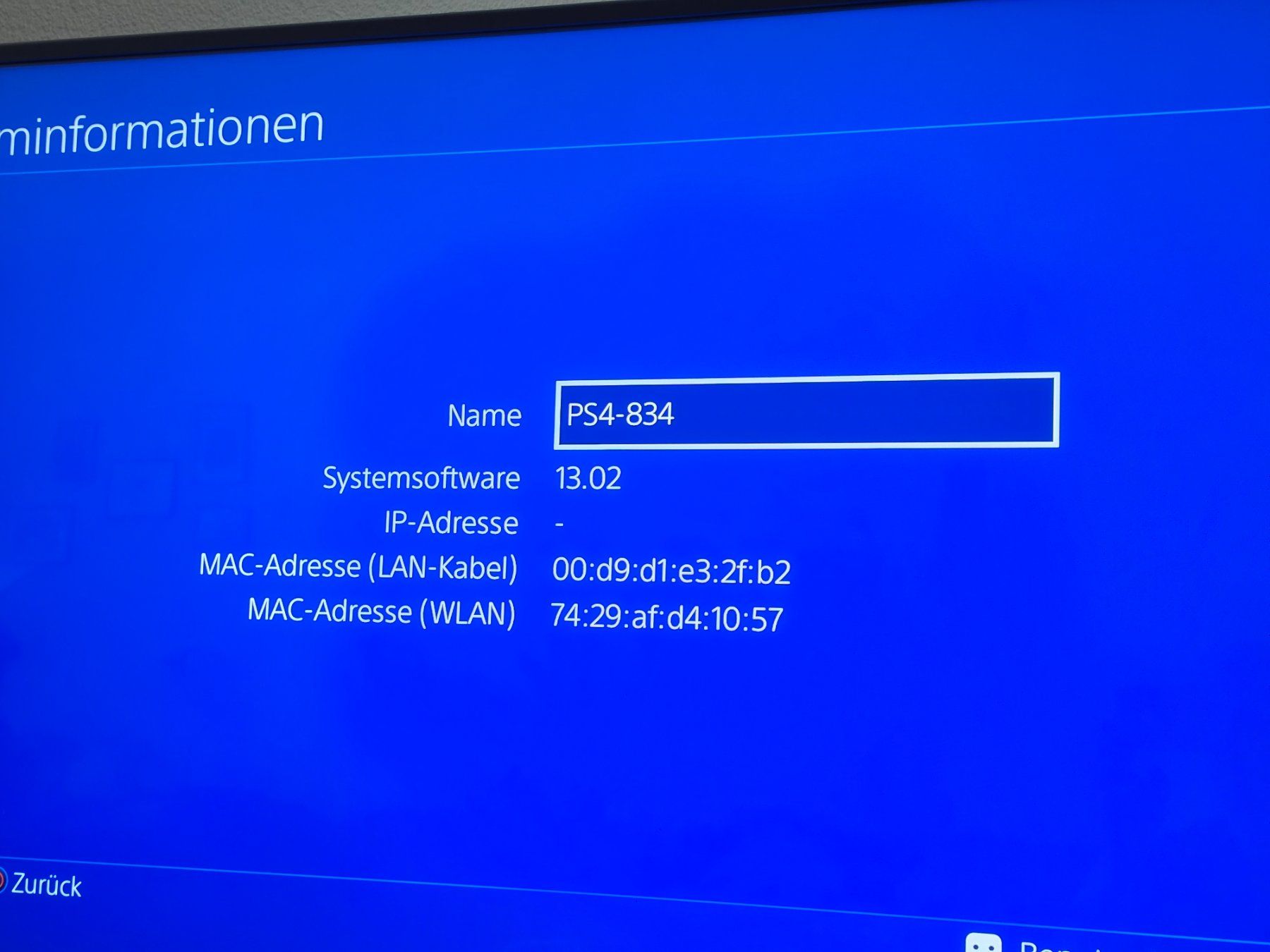 Sony Console: Sony Playstation 4 - PS4 mit Controller – Difettoso da Sempach venduto da Knuckles17 5