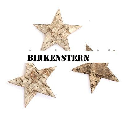 Alle Dekorationen: Birkenstern (10Stk.) – Neu und originalverpackt aus Schlatt TG von kreativ-atelier