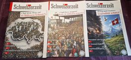 Schweizerzeit - 3 Ausgaben zu aktuellen Themen Heute