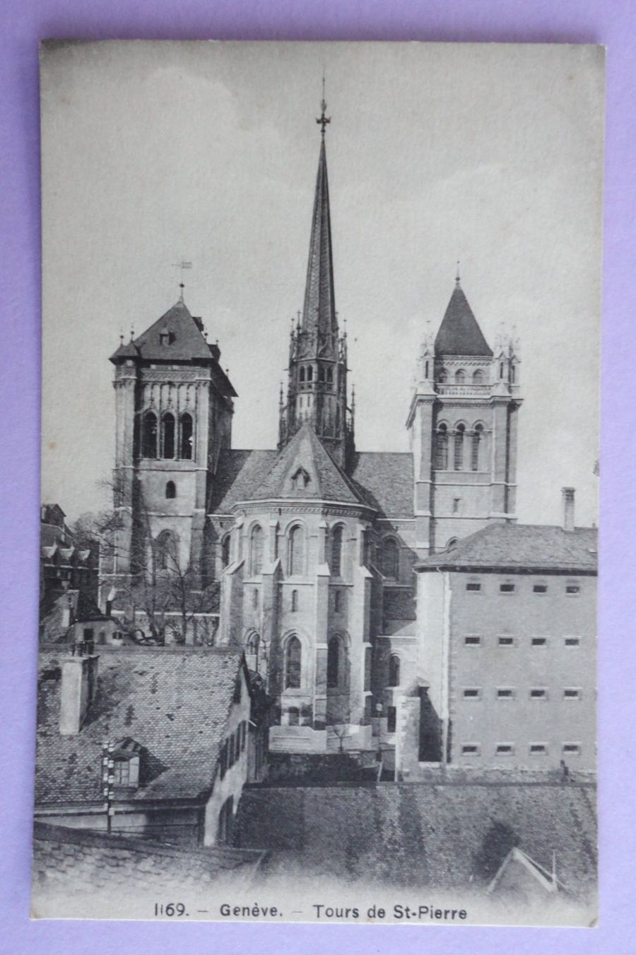 Cartoline postali: Genève - Tours de St-Pierre – Difettoso da Fétigny venduto da Billy2miny
