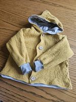 Wolljacke 74/80 gelb