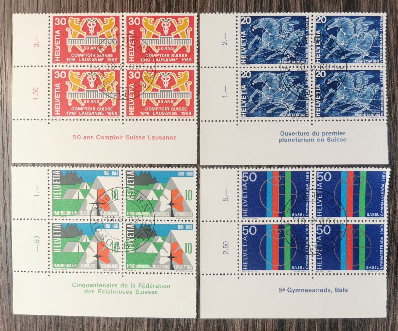 Tutti i francobolli: TR05 Timbre Suisse 1969 – Usato da Cousset venduto da Patrick_Collections