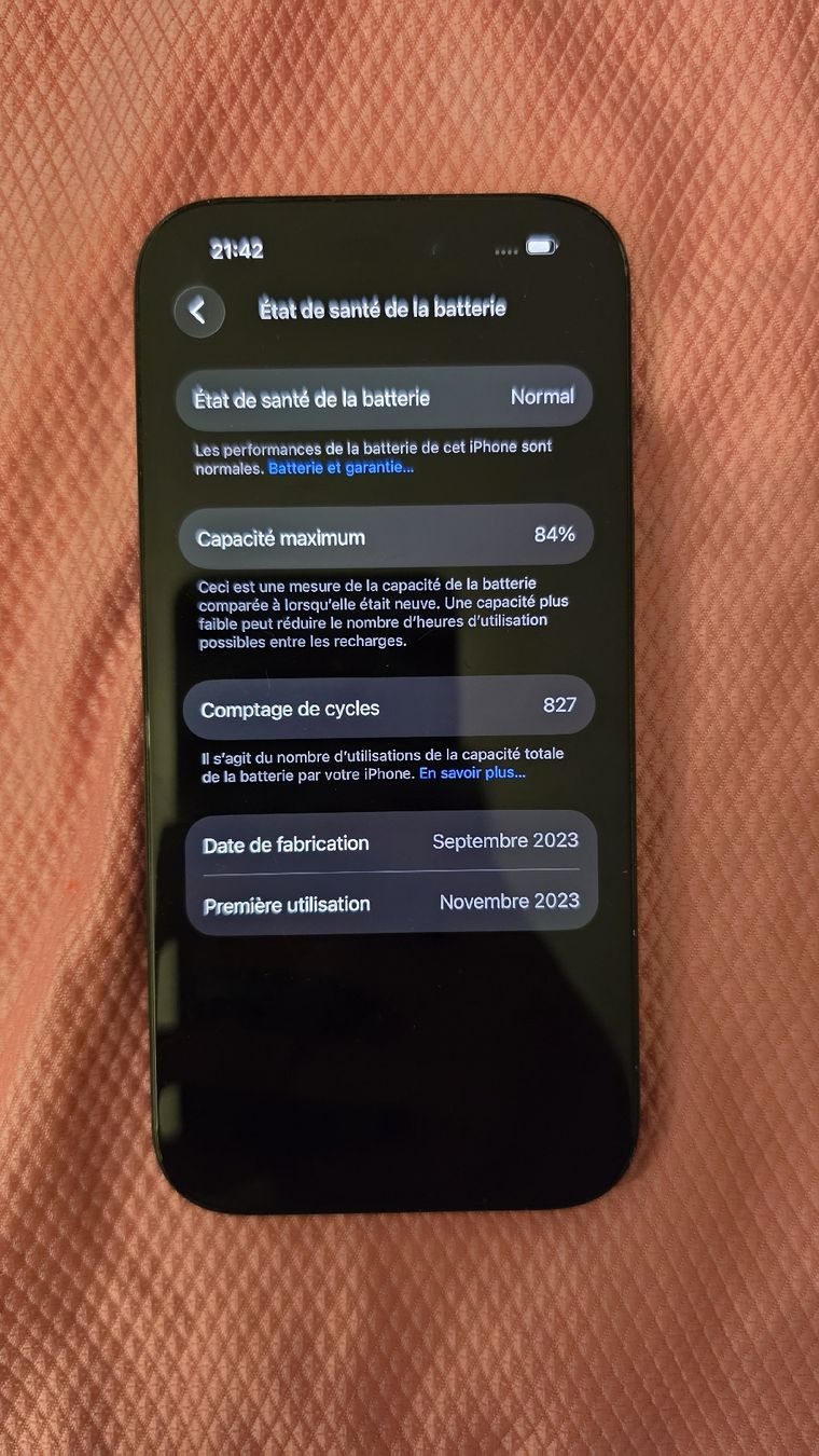 Apple Handys / Smartphones: iPhone 15 OK - 128Go – Gebraucht aus Genève von Rogue-Naboo-21 9