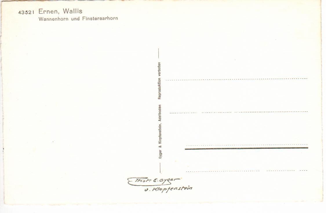 Cartes postales: Ernen – D'occasion à Wolhusen par Curver9 1
