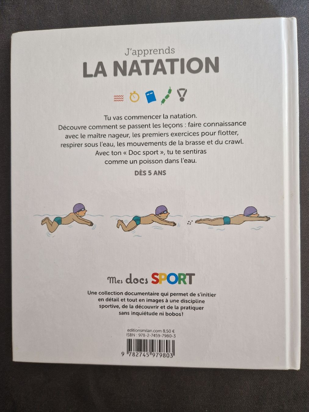 Libri: Mes docs sport - J'apprends la natation – Nuovo (secondo la descrizione) da Villars-sur-Glâne venduto da Agnie80 1